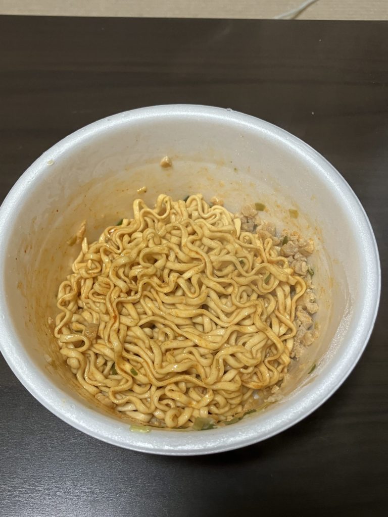 ベース焼きそば（BASE YAKISOBA） 旨辛まぜそばの調理後画像
