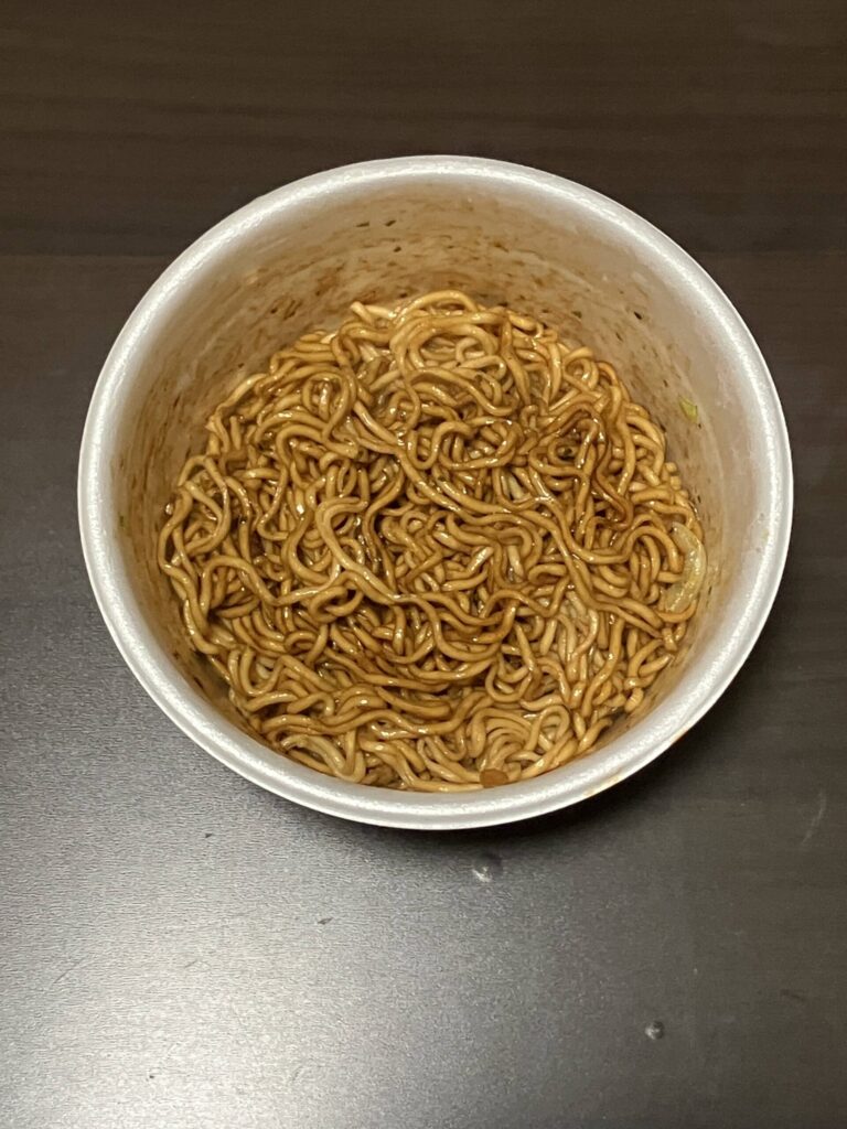 ベース焼きそばソース焼きそば(リニューアル)の調理後画像