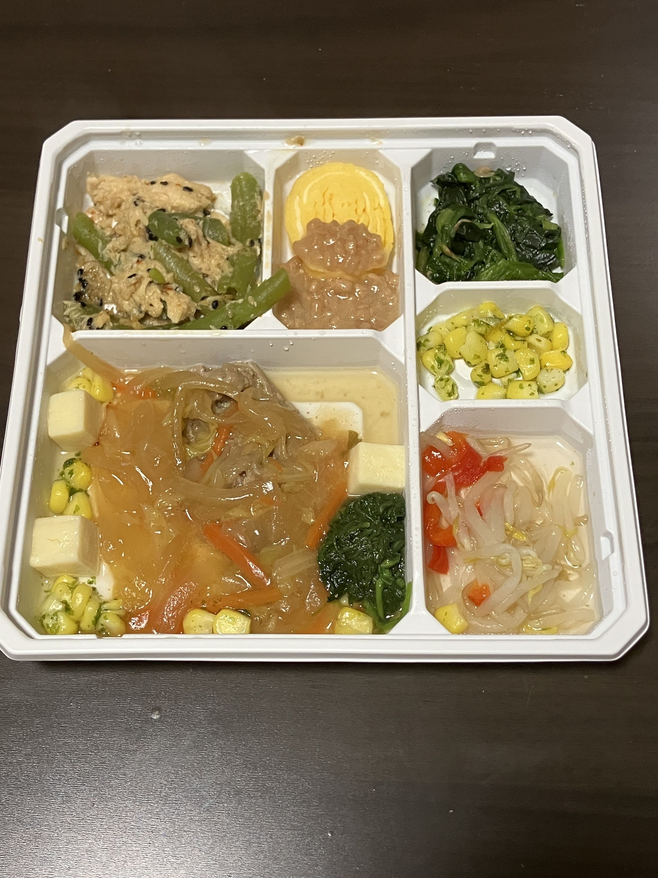 ミールタイム　野菜と牛肉のすき焼き風のアイキャッチ画像