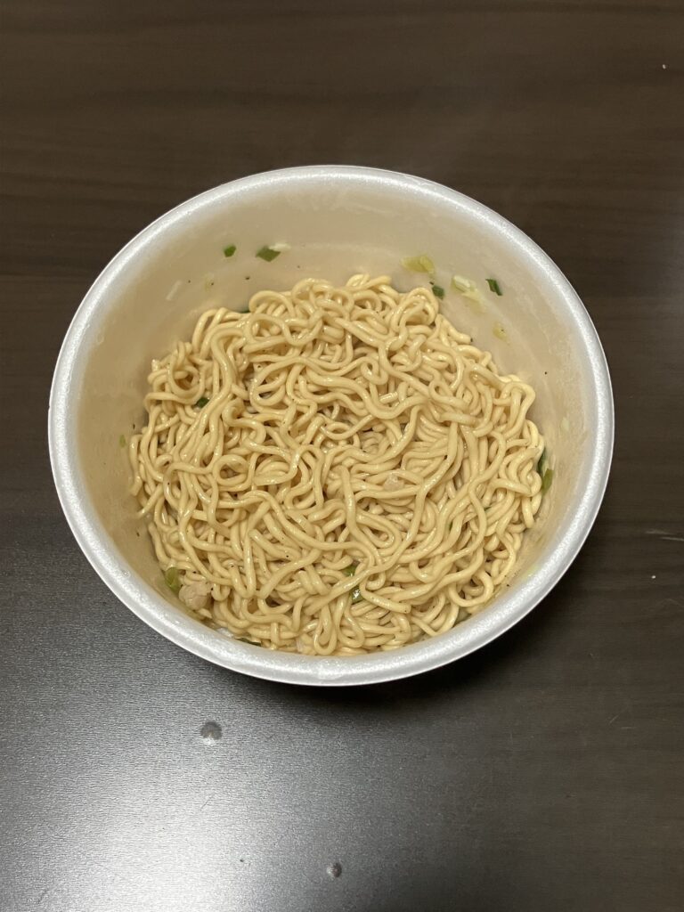 ベース焼きそば 塩焼きそばの調理後画像