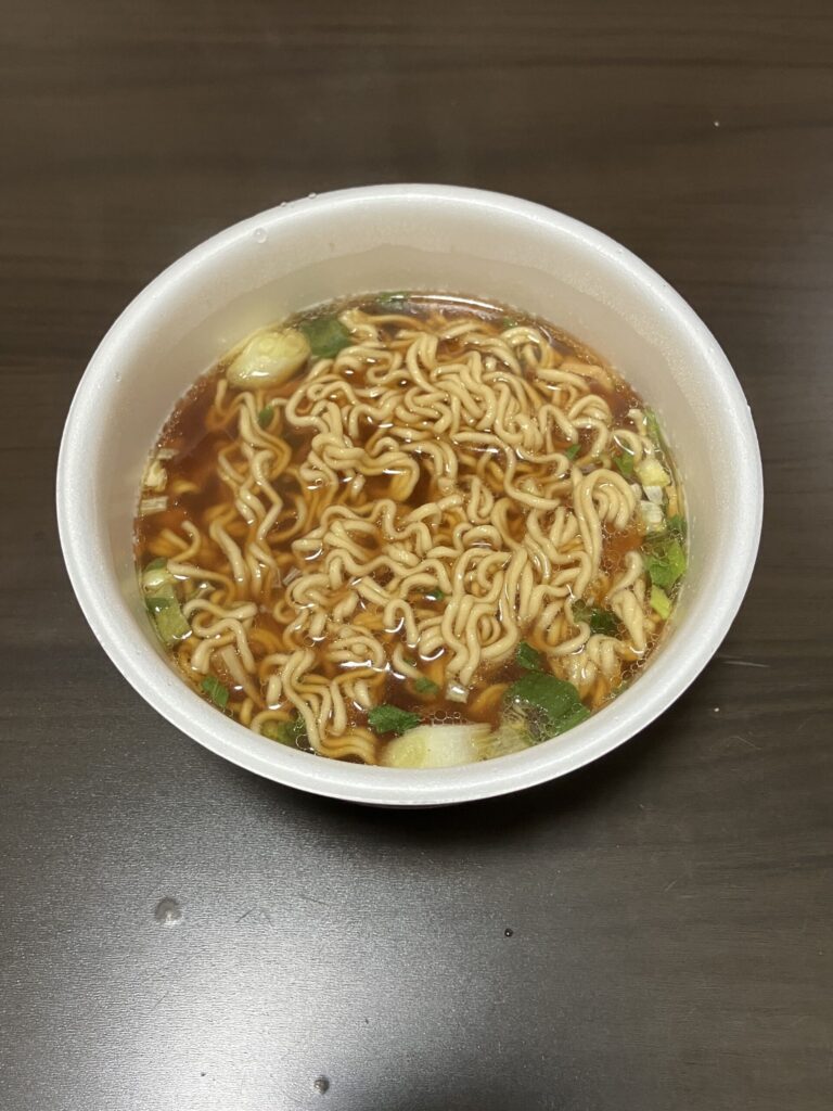 ベースラーメン 鶏ガラ醤油(リニューアル)の調理後画像