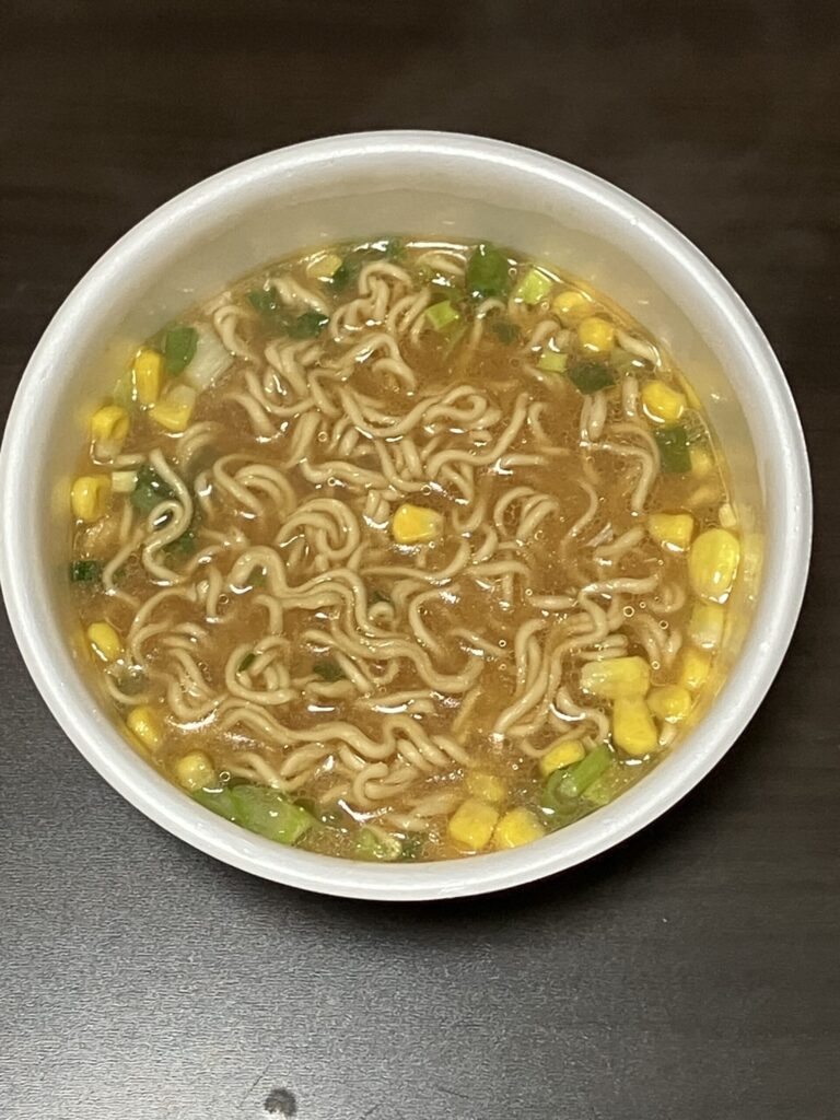 ベースラーメン味噌の調理後画像