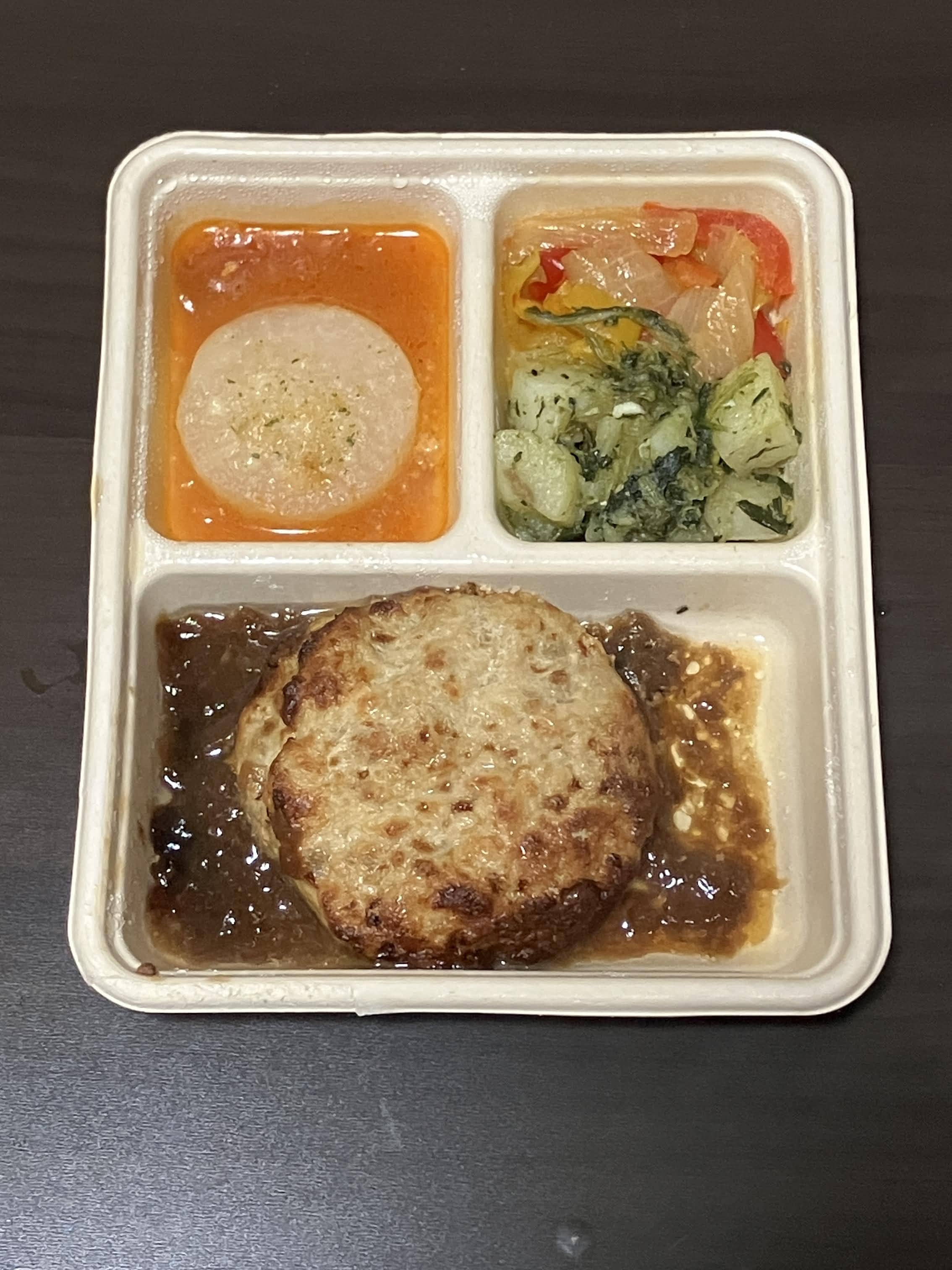 デリピックス ハンバーグ　飴色玉ねぎのシャリアピンソースのアイキャッチ画像