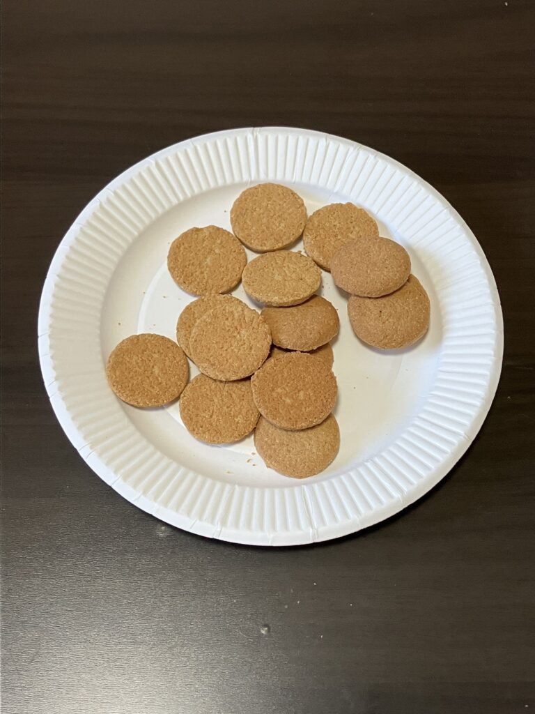 ベースクッキー ココナッツの開封後