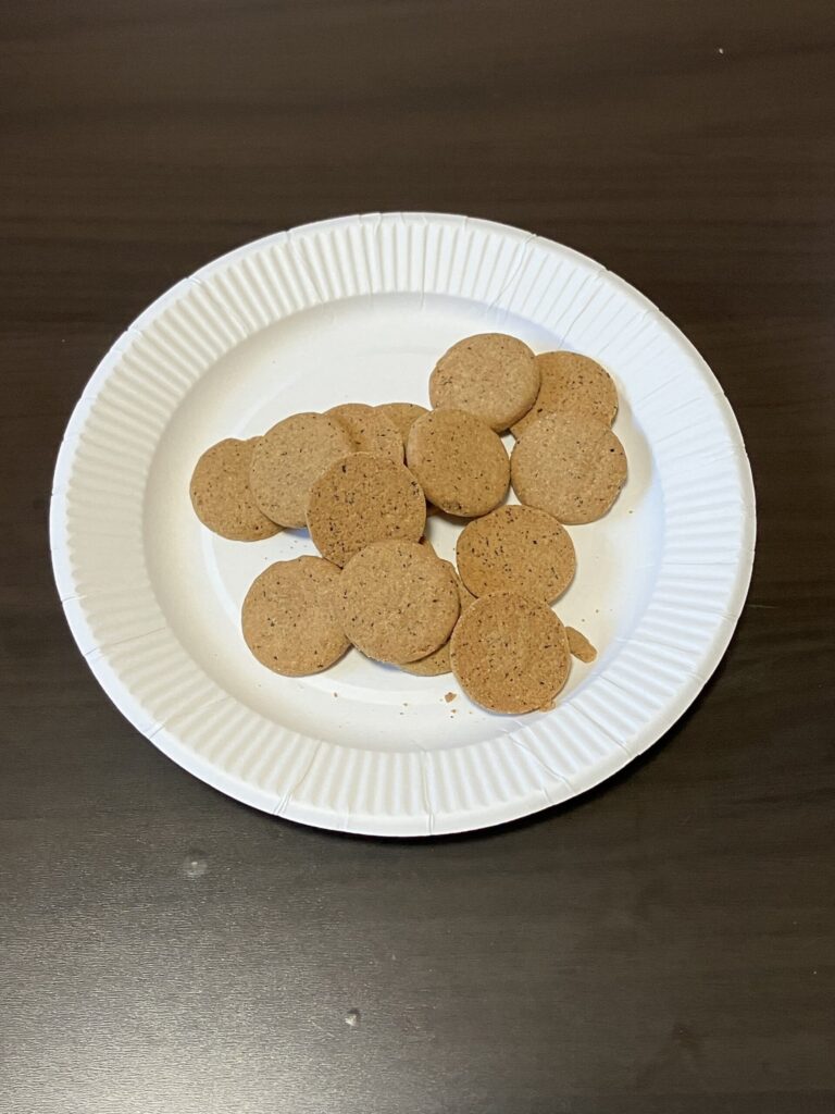 ベースクッキー　アールグレイの開封後画像