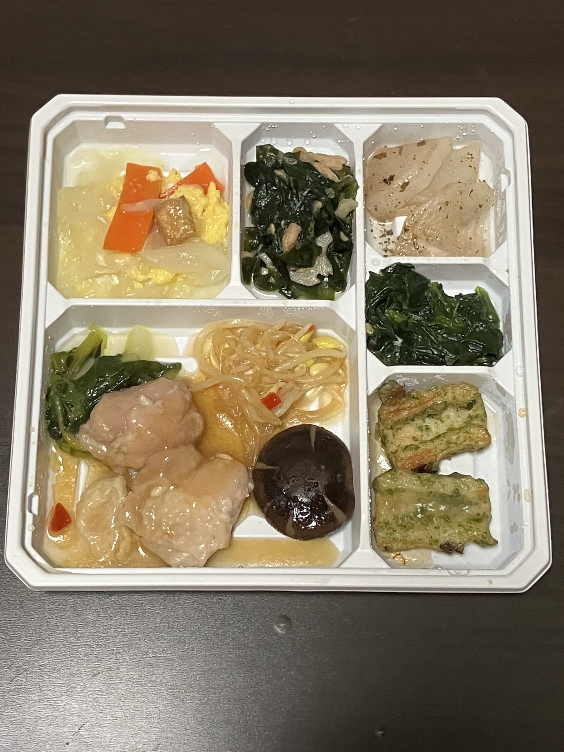 鶏照焼きと椎茸うま煮添えのアイキャッチ画像